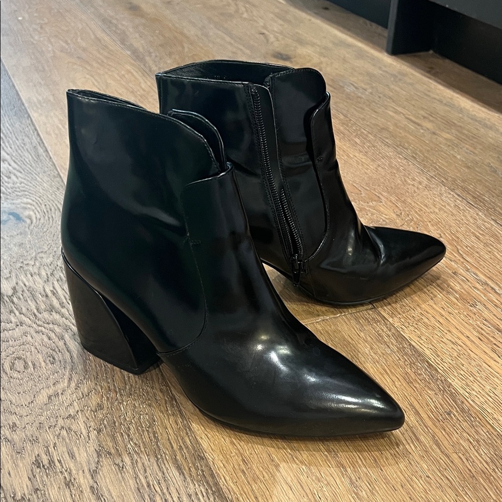 Jeffrey Campbell Black Ankle Boots
